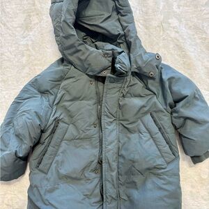 Zara Kids Puffer Jacket in Gray